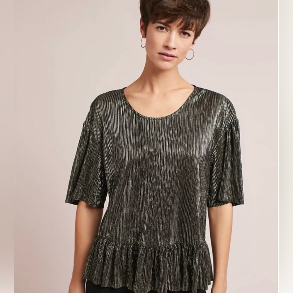 Anthropologie Peplum Tee